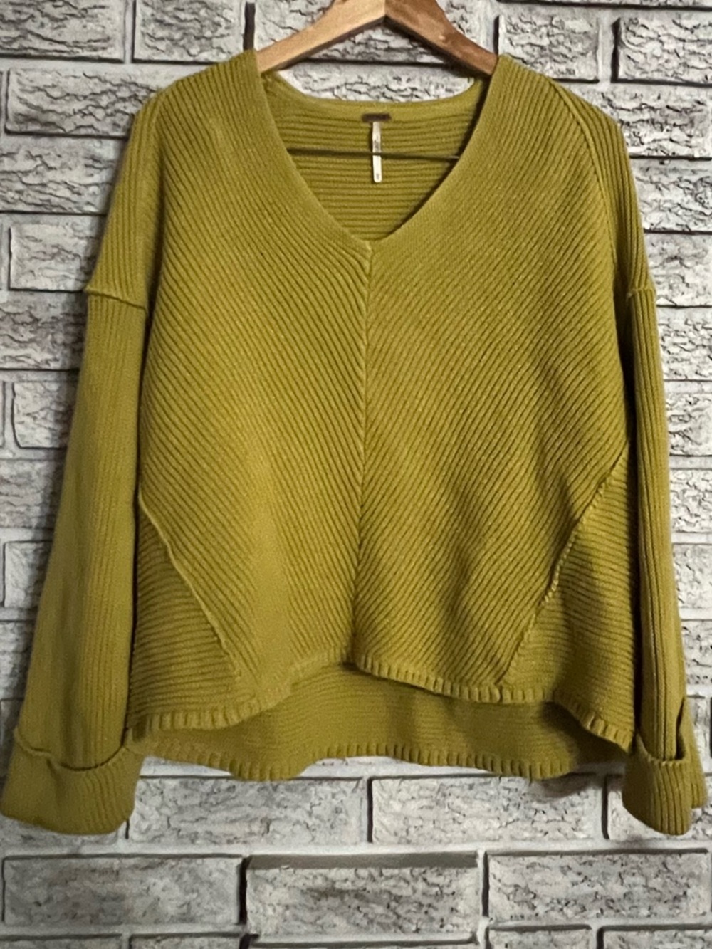 Free People La Brea vneck Sweater